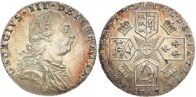 GROSSBRITANNIEN VEREINIGTES KÖNIGREICH
Georg III., 1760 - 1820. Sixpence 1787. Spink 3746; KM 606. 3.02 g. Attraktives Exemplar, vorzüglich-Stempelgl...