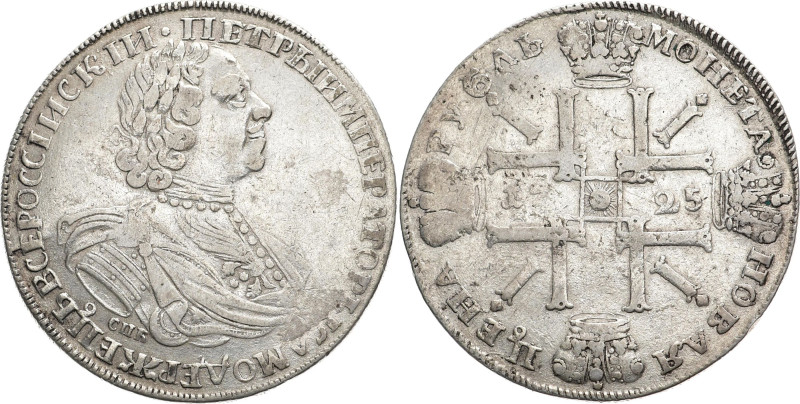 RUSSLAND GROSSFUERSTENTUM / KAISERREICH
Peter I., 1682 / 1689 - 1725. Sonnenrub...