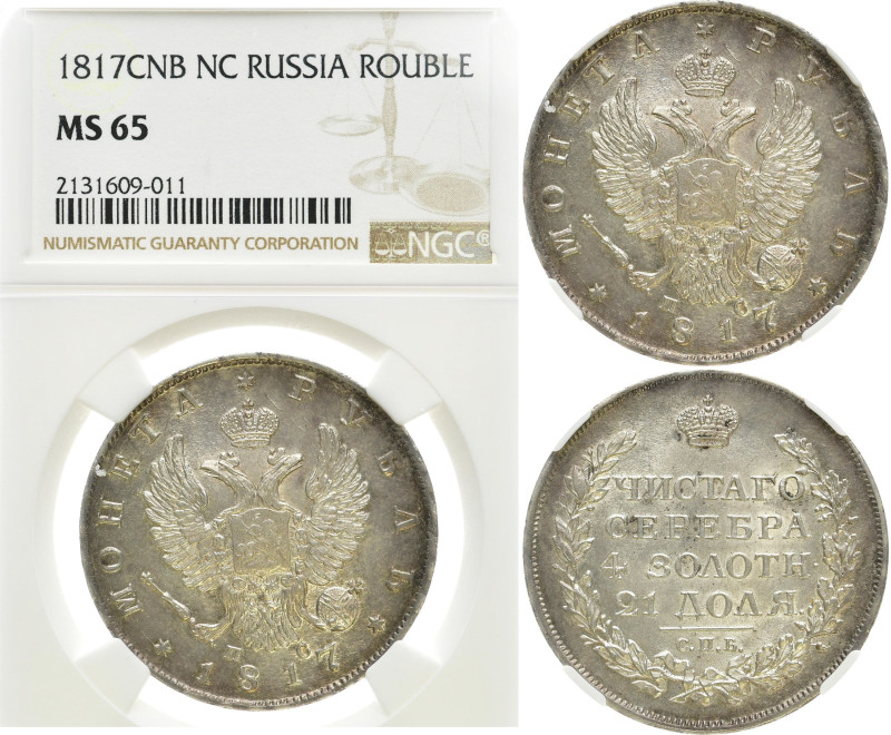 RUSSLAND GROSSFUERSTENTUM / KAISERREICH
Alexander I., 1801 - 1825. Rubel 1817, ...