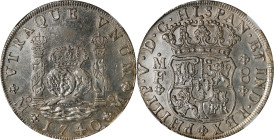 MEXICO. 8 Reales, 1740/36-Mo MF. Mexico City Mint. Philip V. NGC AU Details--Excessive Surface Hairlines.
KM-103; cf. Cal-1454/5 (unlisted overdate)....