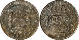MEXICO. 8 Reales, 1766-Mo MF. Mexico City Mint. Charles III. PCGS MS-61.
KM-105; Cal-1090. Retaining much original flash with bold designs throughout...