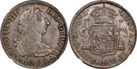 MEXICO. 8 Reales, 1772-Mo FM. Mexico City Mint. Charles III. NGC AU-58.
KM-106.1; Cal-1105. Variety with inverted assayer's letters and mintmark. On ...
