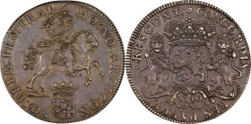NETHERLANDS. Utrecht. Ducaton (Silver Rider), 1740/30. Utrecht Mint. PCGS AU-58.
Dav-1832; KM-92.1; Delm-1031. Overdate variety. Incredibly handsome ...