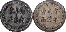 CHINA. Hunan. Tael, ND (1906). Changsha Mint. Kuang-hsu (Guangxu). PCGS AU-58.
L&M-386; K-942; WS-0907. Issued by the Fo Nan Official Bureau. Obverse...