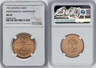 Elizabeth II gold "Independence - 10th Anniversary" 20 Dollars 1972 MS67 NGC, KM61. HID09801242017 © 2022 Heritage Auctions | All Rights Reserved