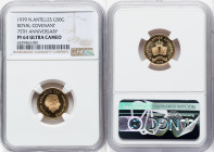 Juliana gold Proof "Royal Covenant - 75th Anniversary" 50 Gulden 1979 PR64 Ultra Cameo NGC, Utrecht mint, KM23. HID09801242017 © 2022 Heritage Auction...