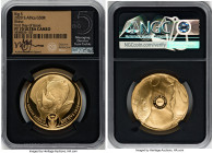 Republic 3-Piece gold, platinum, & silver "Rhino - Big 5" Proof Set 2020 PR70 Ultra Cameo NGC, 1) gold 50 Rand (1 oz) 2) platinum 20 Rand (1 oz) 3) si...