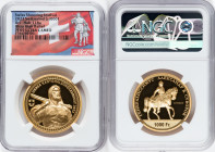 Confederation gold Proof Ultra High Relief "Uri Shooting Festival" 1000 Francs 2022 PR69 Ultra Cameo NGC, Hab-118a. HID09801242017 © 2022 Heritage Auc...