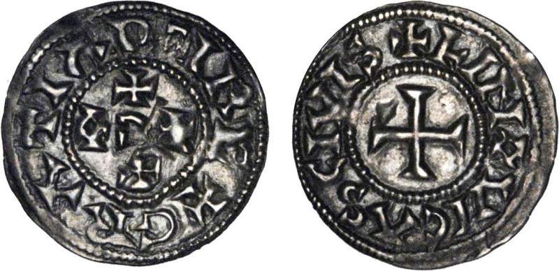 EUDES (888-898)
Limoges : Denier
 - SUP 58 (SUP)
Assez Rare !


PR 782, MG...