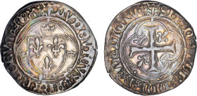 LOUIS XII le Père du peuple (1498-1514)
Grand blanc à la couronne, ou douzain
1504 -8 - TTB 45 (TTB++)
Pt 12e, ° 9e, trèfle final : Lyon


D 664...
