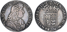 LOUIS XIV le Grand (1643-1715)
Écu de Béarn à la cravate
1681 PAU - TTB 30 (TTB-)
Rarissime !!!


DR 313, D 1498, GR 212, Dav# 3807, KM# 252
PA...