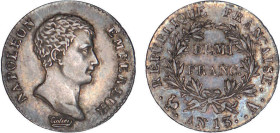 1/2 FRANC, 50 CENTIMES
DEMI FRANC Napoléon empereur (calendrier révolutionnaire)
AN13 A - SPL 62 (SUP++)
Rare en l'état !


G 395, F 174, KM# 65...