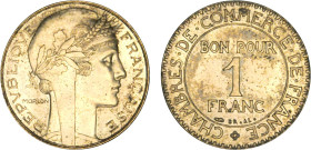 1 FRANC
1 FRANC ESSAI hybride, épreuve d'effigie de Morlon, tête à droite (1930)
ND - SPL 61 (SUP+)
Cupro-aluminium - Très Rare !!


G 469
 - C...
