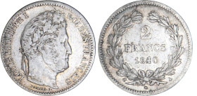 2 FRANCS
2 FRANCS Louis-Philippe I
1840 A - TTB 35 (TTB)
Assez Rare ! - légèrement brossé


G 520, F 260, KM# 743
PARIS - ARGENT - 
 ---------...