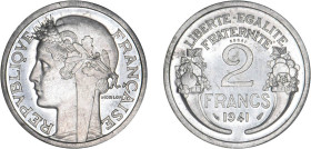2 FRANCS
2 FRANCS type Morlon (aluminium)
1941 - SPL 63 (SUP++)
ESSAI alu. 1,82g - Très Rare !!


G 538, F 269, KM# 886a
 - ALUMINIUM - 1,82g
...