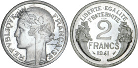 2 FRANCS
2 FRANCS type Morlon (aluminium)
1941 - FDC 64 (FDC)
ESSAI alu. 3,05g - Très Rare !!


G 538, F 269, KM# 886a
 - ALUMINIUM - 3,05g
 -...