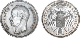 5 FRANCS
5 FRANCS Mac-Mahon, ESSAI
1874 - SPL 60 (SUP+)
ESSAI Argent - Très Rare !!


G 749a
 - ARGENT - 24,59g
 -----------------------------...