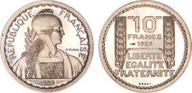10 FRANCS
10 FRANCS ESSAI de Turin (26 mm)
1939 - FDC 65 (FDC)
Très Rare !! - 7,44g


G 803, GEM 174
 - CUPRO-NICKEL - 7,44g
 ----------------...