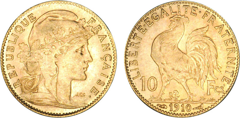 10 FRANCS OR
10 FRANCS or, type Marianne
1910 - SUP 59 (SUP)



G 1017, F ...