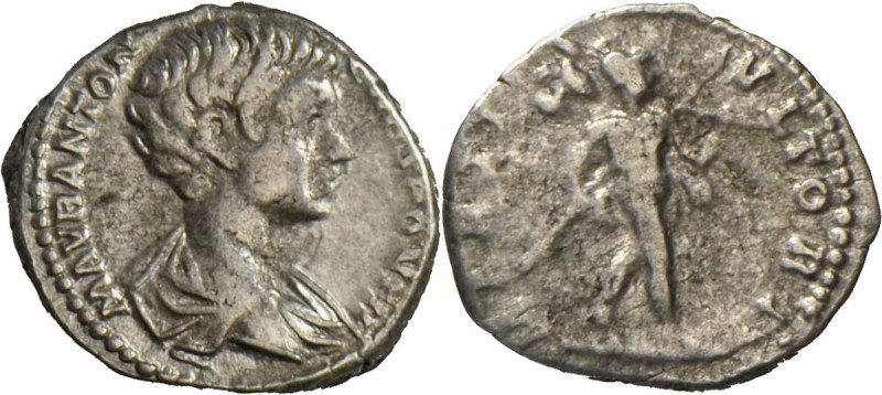 Iulia Domna (+ 217 n.Chr.): Lot 3 Münzen: Julia Domna 193-217: Denar, Drapierte ...