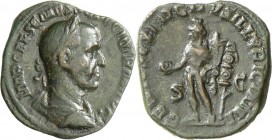 Traianus Decius (249 - 251): Traianus Decius 249-251: Sesterz, Rom, 15,54 g, RIC 117(b), sehr schön.
 [taxed under margin system]