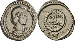 Iulianus II. (355 - 360 - 363): Iulianus II. 361-363, als Caesar 355-361: AR Siliqua, 2,24g, Mzst. Thessalonice. D N CL IVLIANV S NOB CAES Büste mit D...