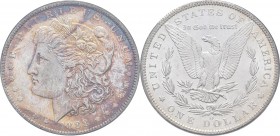 Vereinigte Staaten von Amerika: 1 Dollar 1888 O (New Orleans), Morgan Dollar, KM# 110, im Holder der National Numismatic Certification, Grading MS 66,...