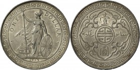 Großbritannien: George V. 1910-1936: Trade Dollar 1912 Bombay, KM# T5, vorzüglich.
 [taxed under margin system]