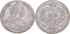 Italienische Kolonien: Eritrea, Vittorio Emanuele III. 1900-1943: Tallero1918 Roma, 27,95 g, Davenport 28, Gigante 1, Pagani 956, sehr schön.
 [taxed...