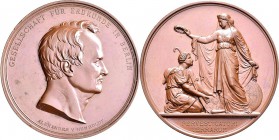 Medaillen Deutschland: Berlin: Bronzene Prämienmedaille o.J. (ca. 1880), Stempel von Karl Schwenzer, Rückseite nach einem Entwurf von R. Pohle, der Ge...