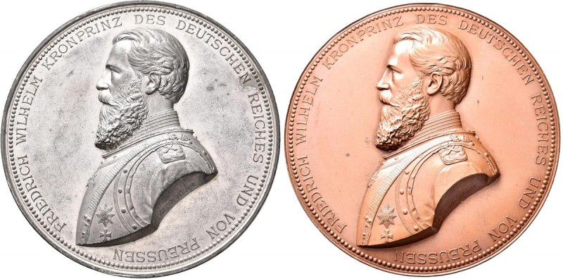 Medaillen Deutschland: Brandenburg-Preussen, Wilhelm I. 1861-1888: Lot 3 Stück, ...