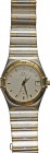 Uhren: Omega Constellation Herren Armbanduhr SWISS MADE. Ref. 1312.30.00, Stahl - Gelbgold mit Stahl- und Goldband (äußere Teile der Stege). Uhrwerk K...