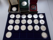Kanada: kleine Sammlung 25 diverser Silbermünzen aus Kanada, überwiegend 1 OZ.
 [taxed under margin system]