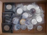 Schweiz: eine kleine Sammlung an 47 Gedenkmünzen aus der Schweiz zu 5/10/20 CHF.
 [taxed under margin system]