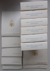 Vatikan: eine kleine Sammlung an Gedenkmünzen zum Thema Das Heilige Jahr 2000 (6 Serien mit je 2 Silber Gedenkmünzen a 10.000 Lire in höchster Qualitä...