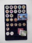 Österreich: Eine Sammlung von 24 Österreichischen Gedenkmünzen, dabei: 12 x 25 Euro Gedenkmünzen 2004 (Semeringbahn) - 2017 (Mikrokosmos), 2008+2010 f...
