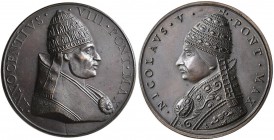 Medaillen alle Welt: Italien-Kirchenstaat: Lot 12 Medaillen, Calixtus I. (217-222): Suitenmedaille o. J. von G. Hautsch / Liberius (352-367): Suitenme...