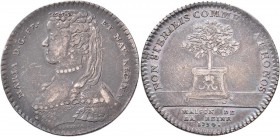 Medaillen alle Welt: Frankreich: Lot 9 Jetons, davon 8x in Silber und 1x in Messing, u. a. Ludwig XV. (1715-1774): AR- Jeton 1717 v. Duvivier ”VETAT M...