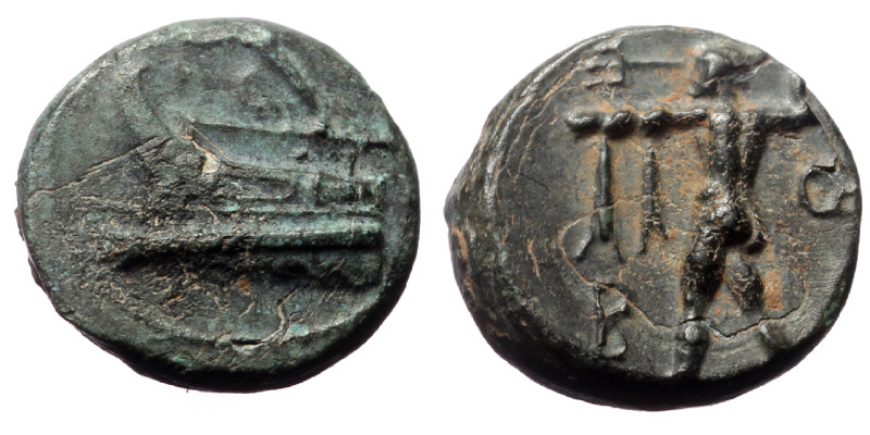 Kingdom of Macedon, Demetrios I Poliorketes.AE (Bronze, 1.88g, 12mm), Uncertain ...
