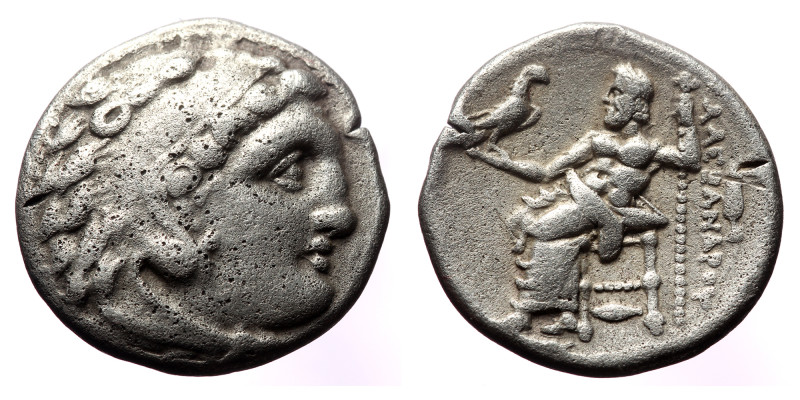 Kingdom of Macedon, Alexander III 'the Great'. AR Drachm.(Silver, 4.20 g 17mm), ...
