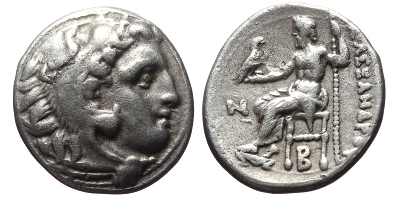 Kingdom of Macedon, Antigonos I Monophthalmos, AR Drachm (Silver, 4.19 g 16mm), ...