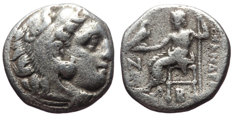 Kingdom of Macedon, Antigonos I Monophthalmos, AR Drachm (Silver, 4.00 g 15mm), ...