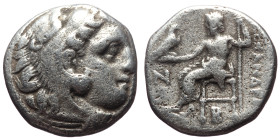 Kingdom of Macedon, Antigonos I Monophthalmos, AR Drachm (Silver, 4.00 g 15mm), As Strategos of Asia, 320-306/5 BC, or king, 306/5-301 BC. In the name...