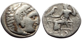 Kingdom of Macedon, Antigonos I Monophthalmos AR Drachm (Silver, 3.97g, 19mm) Struck as Strategos or king of Asia, in the name and types of Alexander ...