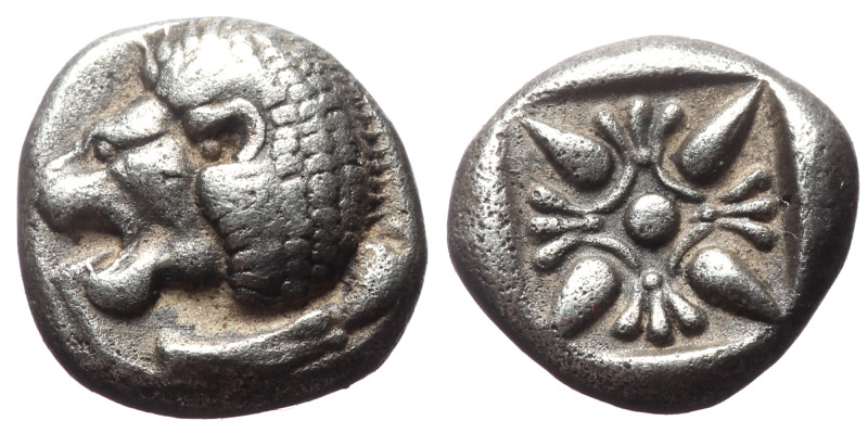 Ionia, Miletos, AR Obol or Hemihekte,(Silver, 1.15 g 9mm), Late 6th-early 5th ce...
