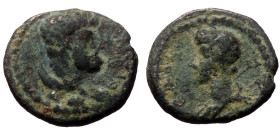 Pisidia, Antiochia, Pseudo-Autonomous, Time of Antoninus Pius (138-161) AE (Bronze, 13mm, 1.49g). 
Obv: ANTIOCH (?), bearded bust of Herakles left, li...