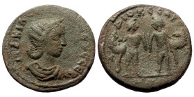 Cilicia, Diocaesarea. Otacilia Severa, Augusta. AE. (Bronze, 12.00 g, 28mm.) 244-249 AD.
Obv: ΩΤΑΚΙΛ [ϹƐΥΗΡΑΝ Ɛ]ΥϹ ϹƐΒ. Diademed and draped bust of Ot...