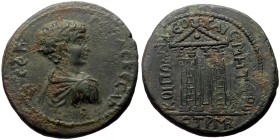Pontus, Neocaesarea. Geta. AE. (Bronze, 17.30 g. 33mm.) Dated CY 146 (209-210).
Obv: Π CEΠ ΓETAC KAIC. Bare-headed, draped and cuirassed bust of Geta...
