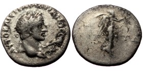 Cappadocia. Caesarea-Eusebeia,.Hadrian (117-138) AR Hemidrachm (Silver, 1.62g, 15mm)
Obv: AΥΤΟ ΚΑΙC ΤΡΑΙ ΑΔΡΙΑΝΟC CΕΒΑCΤ Laureate head of Hadrian to ...
