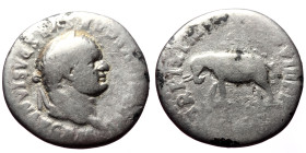 Titus (79-81) AR Denarius (Silver, 2.66g, 17mm) Rome, 80. 
Obv: IMP TITVS CAES VESPASIAN AVG P M, laureate head to right 
Rev: TR P IX IMP XV COS VIII...